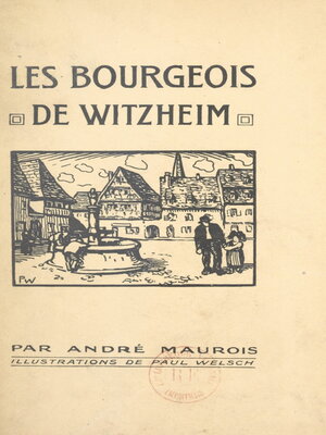 cover image of Les bourgeois de Witzheim
